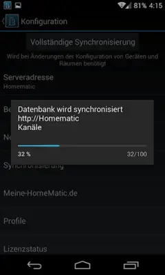 TinyMatic - HomeMatic for your android App screenshot 1